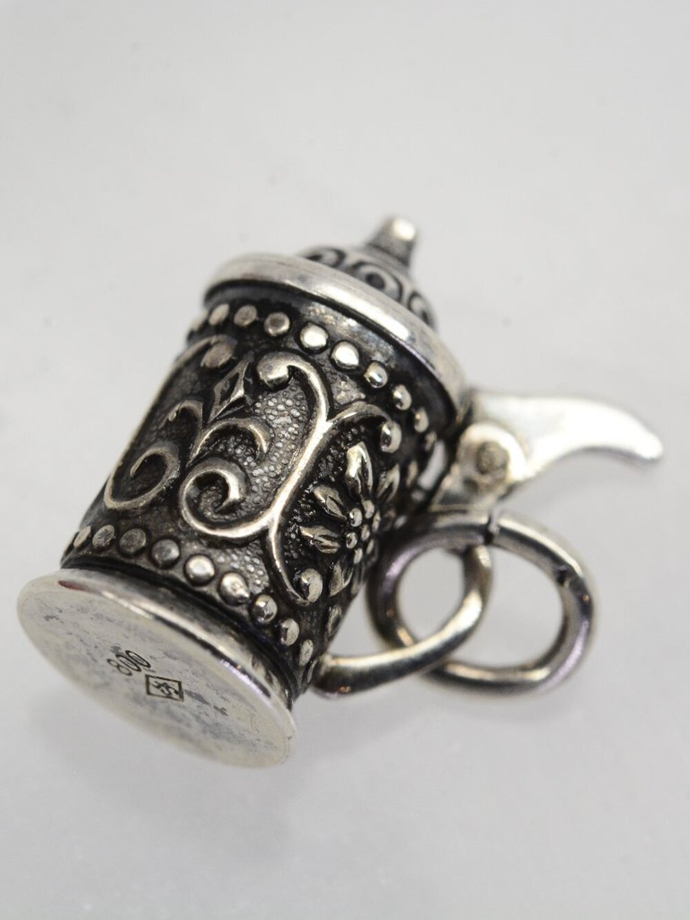 VINTAGE SILVER STEIN CHARM